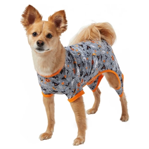 Frisco Halloween Patterned Dog & Cat Jersey PJs - Picture 4 of 10